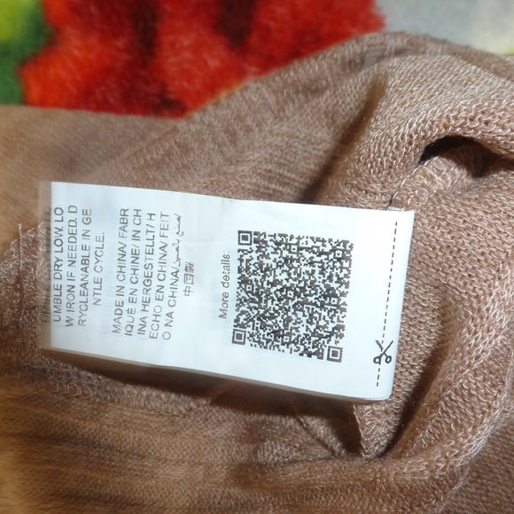 Relaxed Fit Set: Long Sleeve Crop Top Drop Shoulder & Wide pants NOWT Sz 6 M - Picture 11 of 12